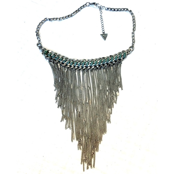 Guess Jewelry - Guess Waterfall Chain Choker Necklace